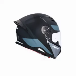 CASCO INTEGRAL HUNTER TURBO NEGRO MATE GRIS