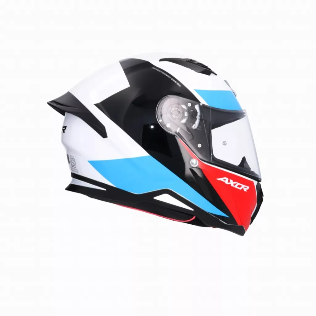 CASCO INTEGRAL HUNTER TURBO BLANCO ROJO