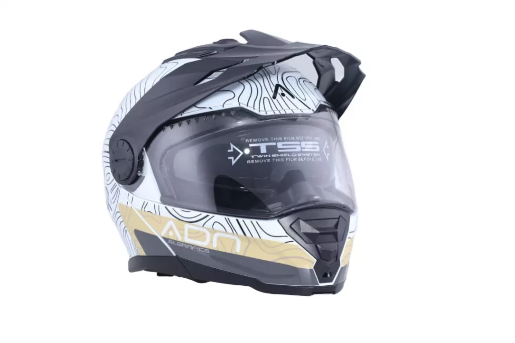 CASCO TRAIL DUALE DAKAR ATACAMA CHALK